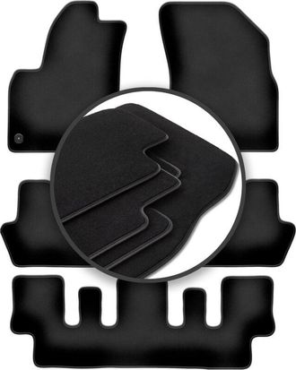 OEM Alfombrillas Premium Para Citro&euml;n C4 Picasso I 7 Plazas (2006-2013)