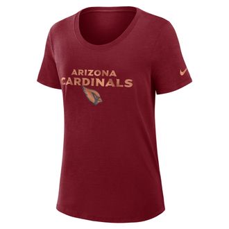 Nike Arizona Cardinals Rivalries Collection Slub Nike Womens Dri-FIT NFL T-Shirt in Red | 03486ED9C-FY4
