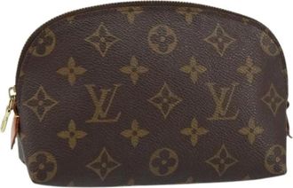 Louis Vuitton Pre-owned Clutches, female, Brown, Size: ONE SIZE Pre-owned Canvas Clutch