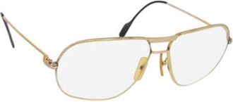 Cartier Pre-owned Accessories, female, Yellow, Size: ONE SIZE Pre-owned Vintage Glasses