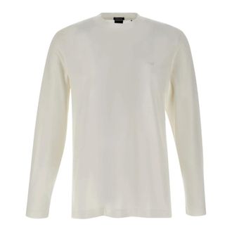 HUGO BOSS Camiseta de manga larga con cuello choker acanalado - Tops - Hombre - Blanco - 3XL