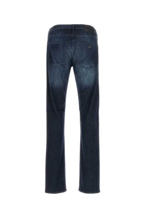 Emporio Armani Mens Stretch Denim Jeans 0942 Exterior: Cotton Elastane