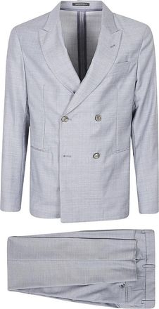 Emporio Armani Em 005779 Pak - Heren - Business pakken - Blauw - M - Wol - Kostuums