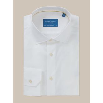 Robert Talbott Reynolds Light Weight Poplin Classic Fit Shirt in White at Nordstrom, Size 15.535