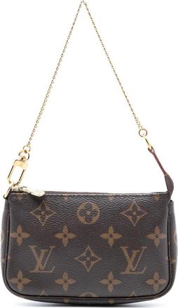 Louis Vuitton Pre-owned Mini Bags, female, Brown, Size: ONE SIZE Pre-owned Mini Bag with Chain