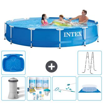 Intex Piscina Con Estructura Redonda - 366x76 Cm - 8-piezas S21032