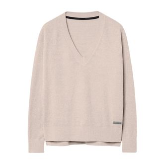 Roberto Ricci Design V-neck Truien - Dames - V-hals truien - Beige - M - Truien & Vesten