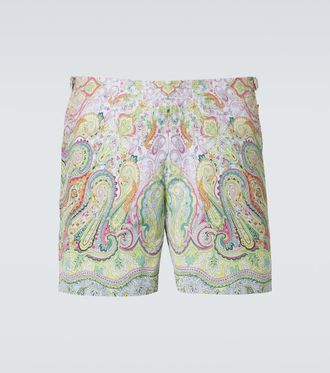 Orlebar Brown Bulldog printed swim trunks