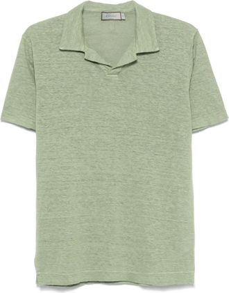 Canali T-shirt in lino - Verde