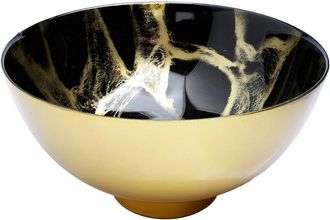 Alice Pazkus 10.5In Marbleized Footed Bowl