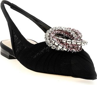Mach & Mach Galaxy Ballet Flat - Black