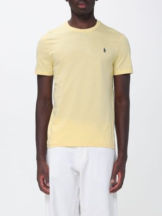 Polo Ralph Lauren Slim Fit Cotton T-shirt with Embroidered Logo and Crew Neck