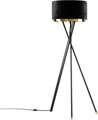 Vicco Lampada da terra Goldamo, Nero, Vicco