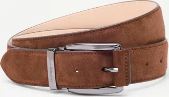 Russell & Bromley BURLINGTON Mens Tan Suede Belt