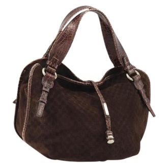 Celine Pre-owned Handbags, female, Brown, Size: ONE SIZE Pre-owned Vintage Hand Bag