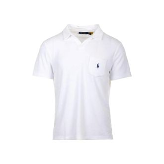 Polo Ralph Lauren Polo Shirts, male, White, Size: 2XL Knit Polo
