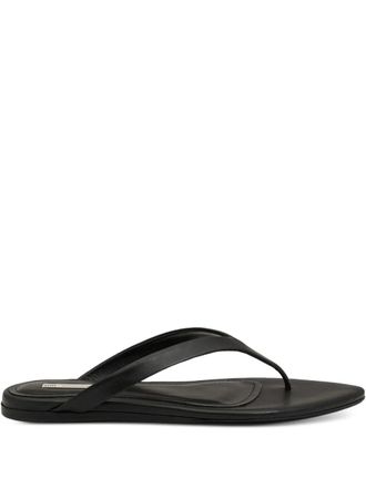 Ami pointed-toe flat sandals - Black