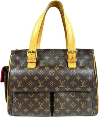 Louis Vuitton Pre-owned Handbags, female, Brown, Size: ONE SIZE Pre-owned Canvas Handbag