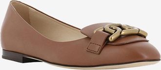 Tod's Glattlederballerinas mit Kettendetail Kate