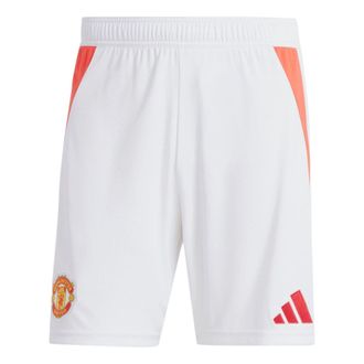 adidas Manchester United 24/25 Home Soccer Shorts Asia Sizing Mufc Red IU1388