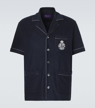 Ralph Lauren Purple Label Logo cotton and silk shirt