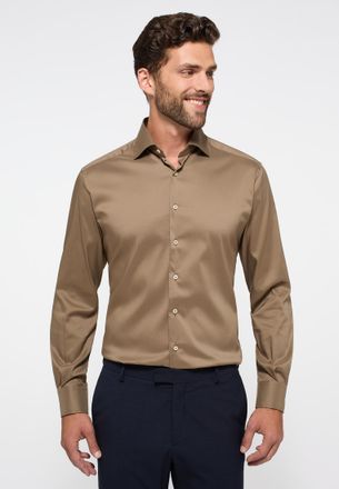 Eterna Langarmhemd MODERN FIT EASY IRON (b&uuml;gelleicht)