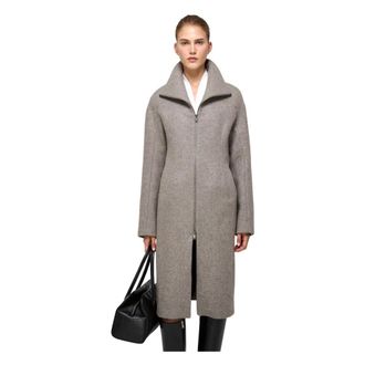 VSP Single-Breasted Coats, female, Gray, XS, Zoelle Wool Coat