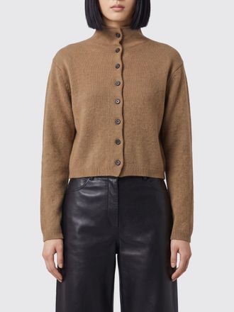 Khaite Cardigan a dolcevita in misto lana e cashmere con spalle cadute