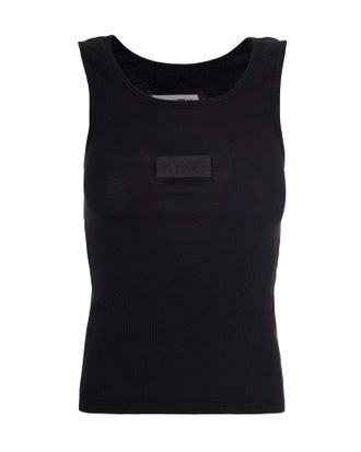 Maison Margiela Fitted Ribbed Jersey Tank Top