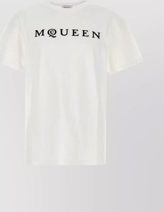 Alexander McQueen basic crew neck t-shirt with short sleeves