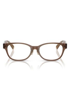 Tiffany & Co. 53mm Pillow Optical Glasses in Pink Brown at Nordstrom