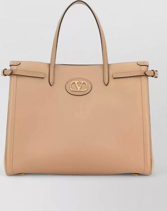 Valentino Garavani vlogo signature leather tote bag