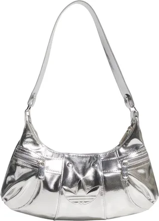 adidas (WMNS) adidas HOBO PU Leather Bag Silver KC2771