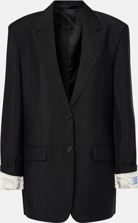 Prada Mohair and wool blazer