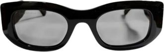 Balenciaga Pre-owned Accessories, male, Black, Size: ONE SIZE Pre-owned Bb0121S Sunglasses