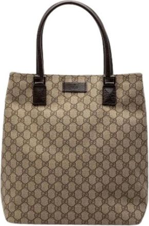Gucci Pre-owned Tote Bags, female, Brown, Size: ONE SIZE Pre-owned Tote Bag
