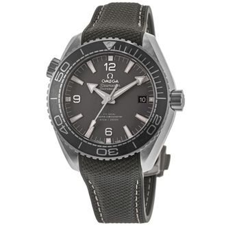 Omega Seamaster Planet Ocean 600M 43.5mm Automatic Grey Dial Rubber Strap Mens Watch 215.32.44.21.01.002