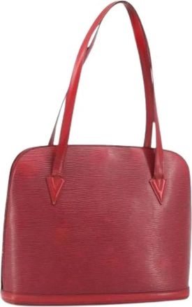 Louis Vuitton Pre-owned Shoulder Bags, female, Red, Size: ONE SIZE Pre-owned Lussac Shoulder Bag