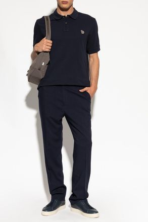 Paul Smith Polo With Patch, Mens, Navy Blue