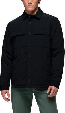 Prana Encinitas Quilted Jacket in Black/black at Nordstrom, Size Xx-Large