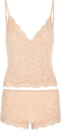 SKIMS Printed Stretch-jersey Cami and Boyshort set - Multicoloured - L (UK16-18)