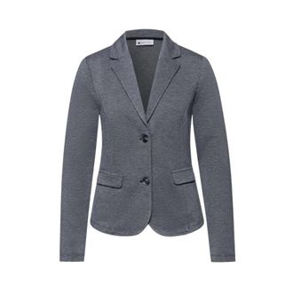 Street One Blazers, female, Blue, Size: 2XS Polyacrylic Single-Breasted Blazer