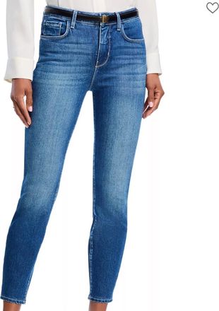 L'agence Margot Cropped Skinny Jeans In Baja