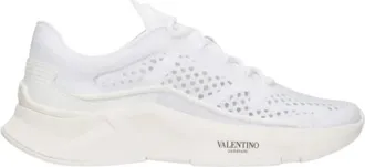 Valentino Garavani White True Actress Mesh Sneakers