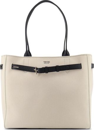 Tom Ford Womens Shoulder Bag Audrey Ecru Cotton