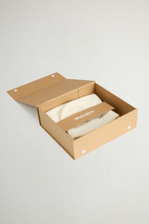 Woolrich dames Cadeauset met muts en sjaal Wit Grootte ONE