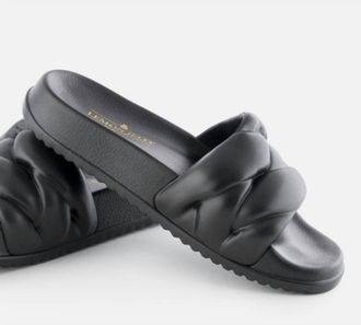 Lemon Jelly Womens Cocoon One Band Slide In Black