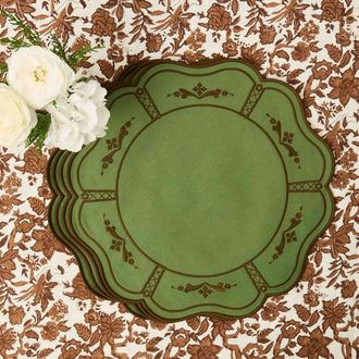 Mrs. Alice Doris Placemats in Green at Nordstrom