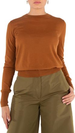 Stella McCartney Ladies Brown Crewneck Jumper, Size XX-Small