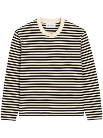 Ami Ami De Coeur Striped Long-Sleeve T-Shirt